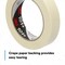 3M Masking Tape, 1x60 yd., Tan, PK36, 1" W x 60 yds L, Tan, Rubber Adhesive, 36 PK T935101 - alternate 4
